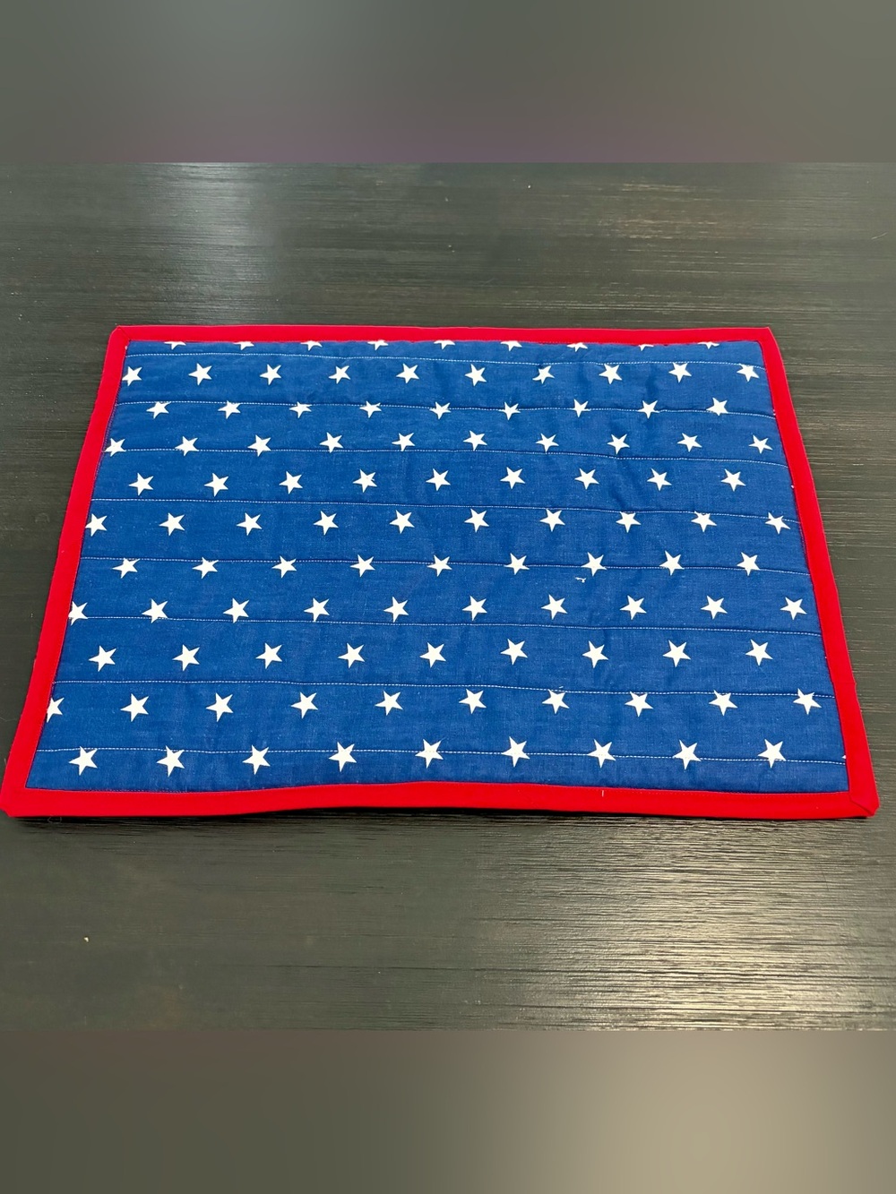 Patriotic Star Quilted Hot Pad